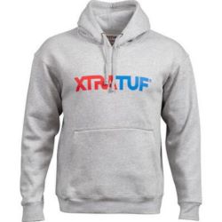 XT LOGO HOODIE GRAY TRI-BLEND L